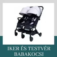 Iker és testvérbabakocsi