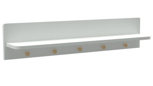 Faktum Colette fehér babaszoba szett, 120-as babaágy, pelenkázó komód, falipolc