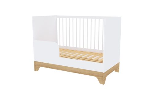 Faktum Lumina White babaszoba szett, babaágy 120-as, pelenkázó komód, falipolc