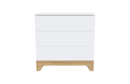 Faktum Lumina White babaszoba szett, babaágy 120-as, pelenkázó komód, falipolc