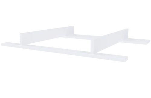 Faktum Lumina White babaszoba szett, babaágy 140-es, pelenkázó komód, szekrény, falipolc