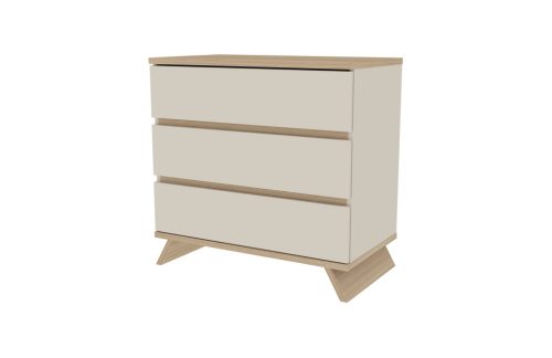 Faktum Sienna Cashmere babaszoba szett, babaágy 120-as, pelenkázó komód, falipolc