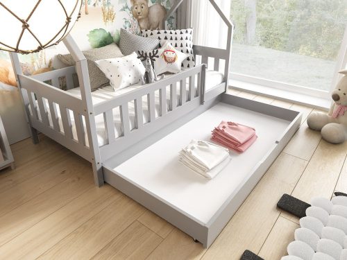 Meblomal házikó ágy fiók, ágyneműtartó Drawer 150 Szürke Raktáron