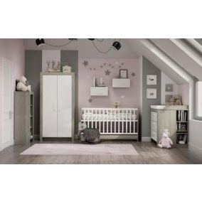   Todi Cube 2 babaszoba szett, kombi babaágy, nagyszekrény, falipolc