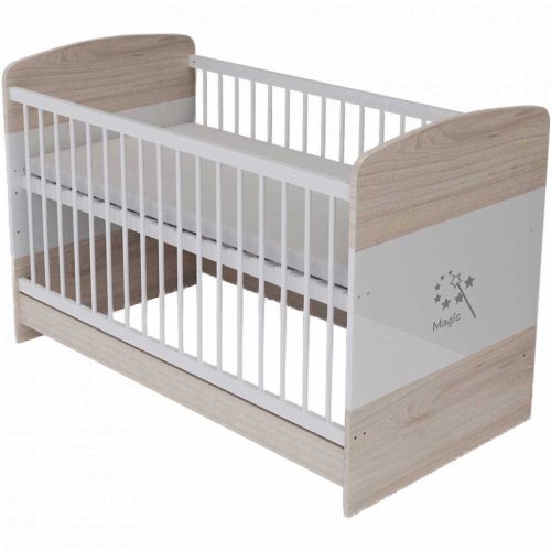 Todi Magic babaszoba szett, 140-es babaágy, pelenkázó komód