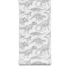 Tapéta- Dinoszauruszok fehér  53X1000cm
