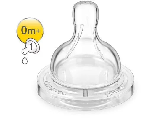 Philips AVENT Anti-colic/Classic+ cumi újszülött áramlás, 2 db
