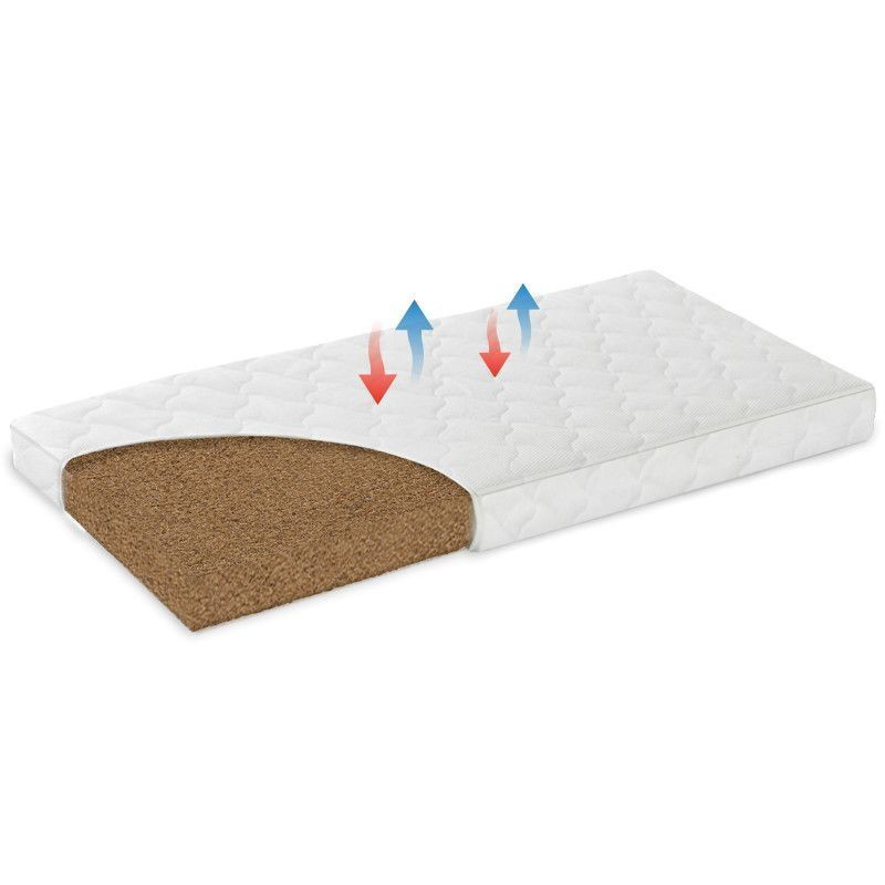 Asti Kókuszmatrac steppelt huzattal - 70x140x6 cm (13325)