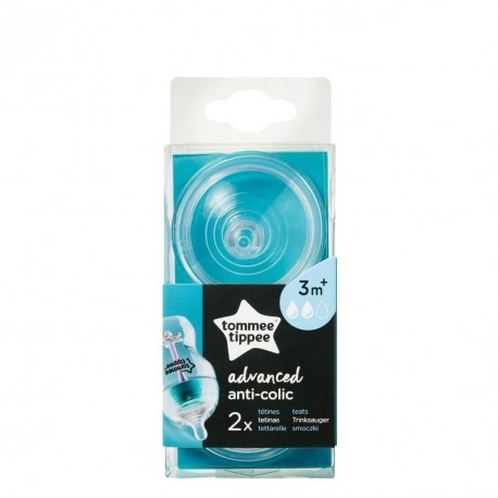 Tommee Tippee Advanced Anti-colic cumisüveg cumi 3hó - közepes folyású 2db (42112851)