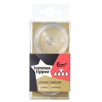 Tommee Tippee Closer to Nature cumisüveg cumi 6hó - sűrű ételekhez 2db (42214275)