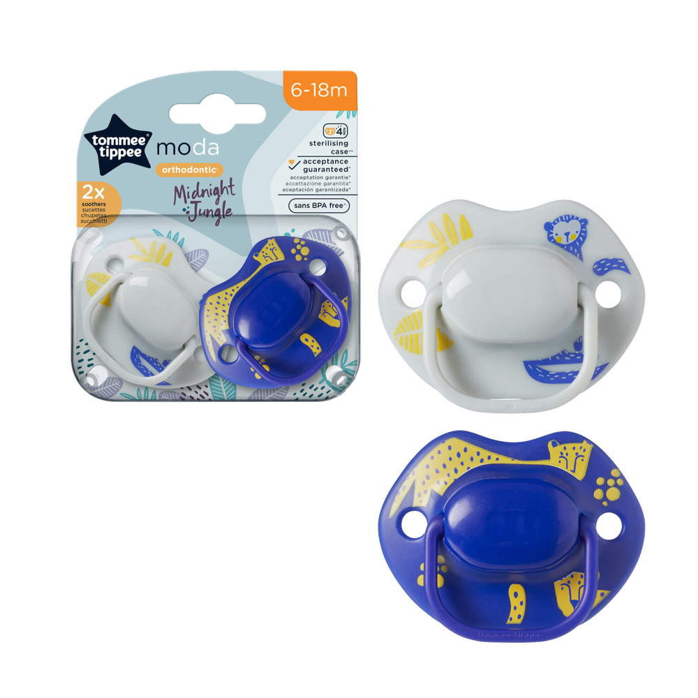 Tommee Tippee Moda játszócumi 6-18 hó 2db (43338594)
