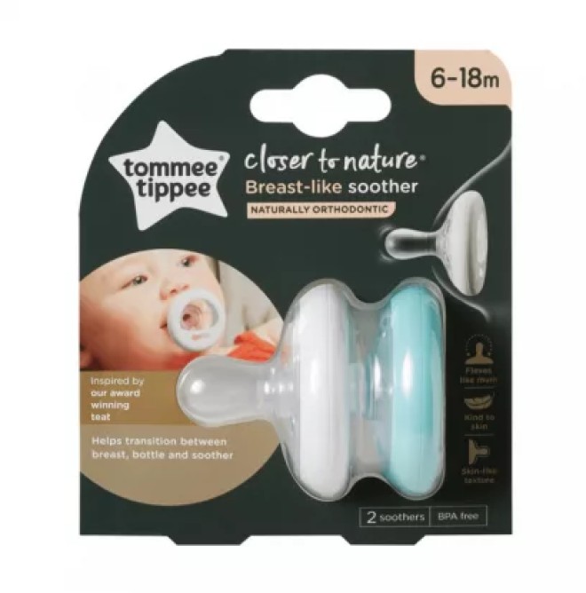 Tommee Tippee CTN anyamell formájú nyugtató cumi 6-18 hó 2 db (43343005)