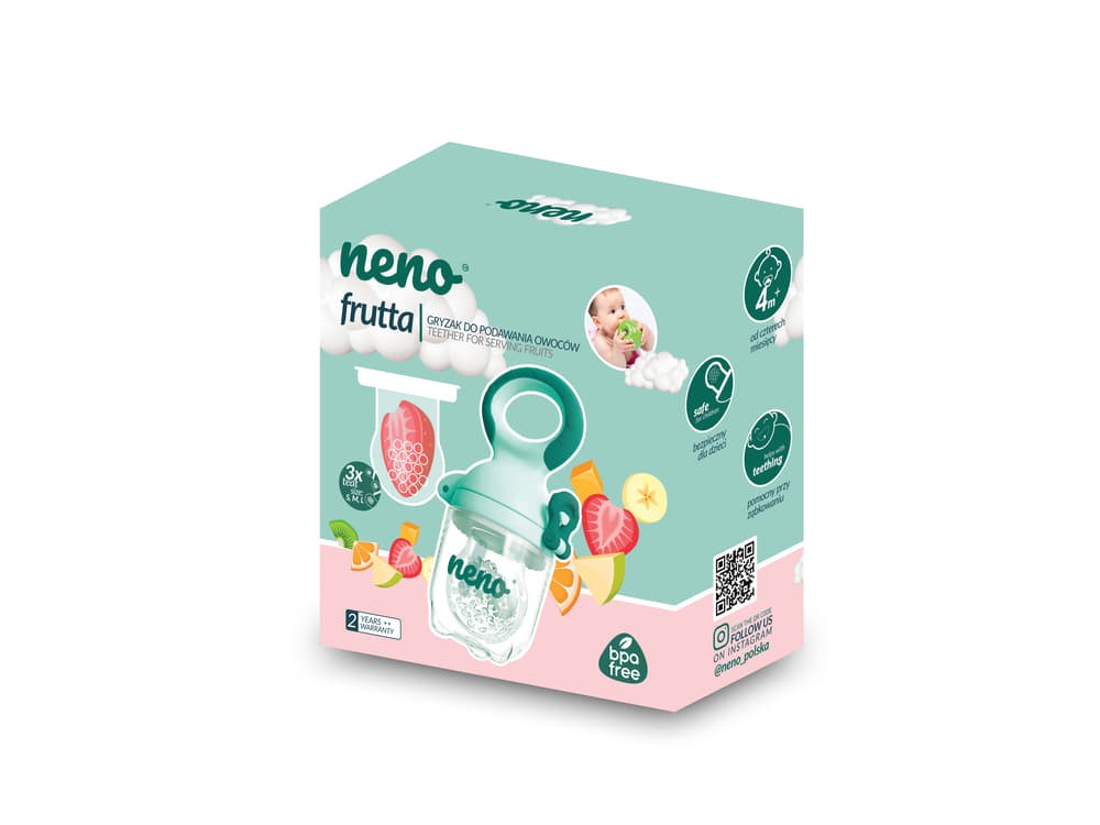 Neno Frutta gyümölcs vagy zöldség adagoló cumi (5902479672502)