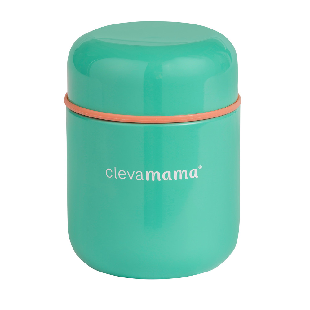 Clevamama étel termosz 240 ml rozsdamentes acél és csepegésmentes (7027)