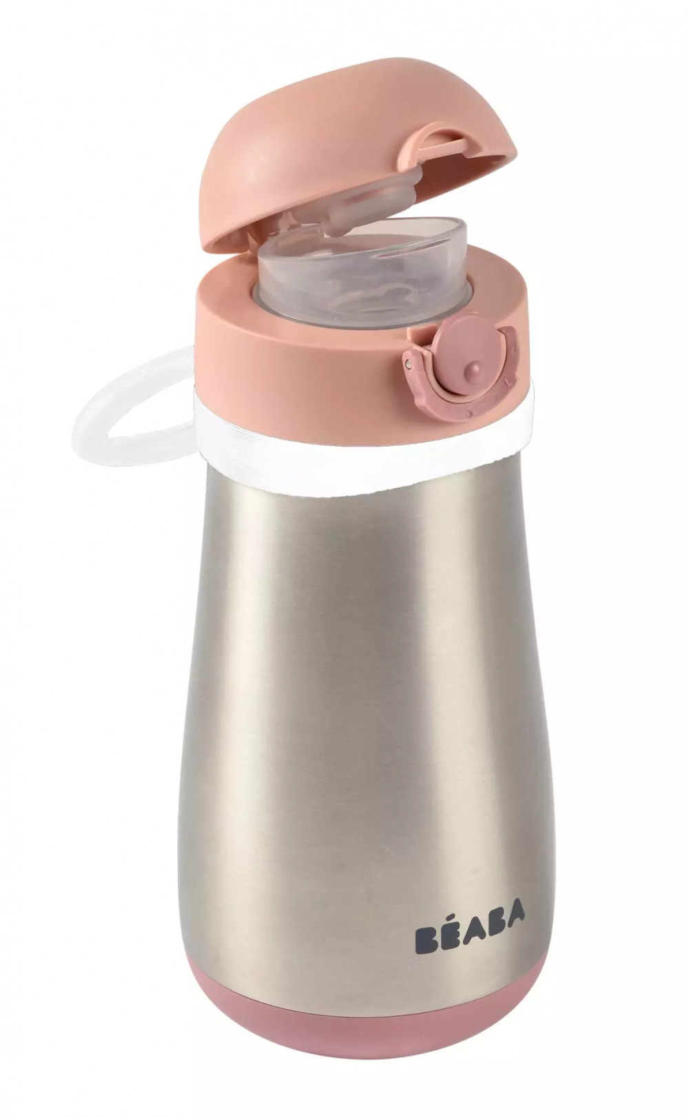 Béaba Rozsdamentes Acél Palack Fogantyú - 350 ml - Sötét rózsaszín - (913522)