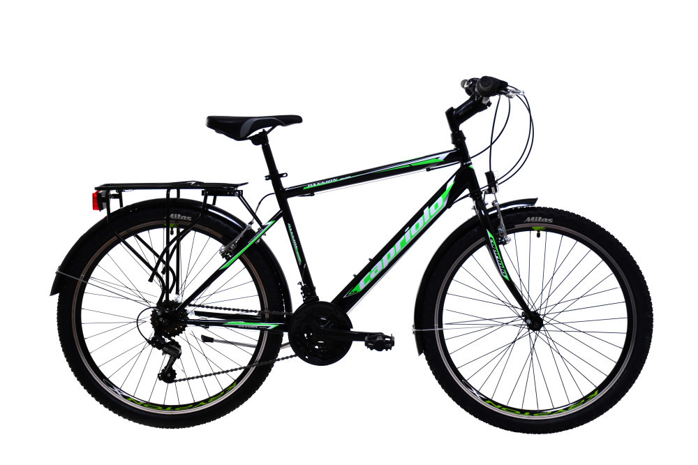 Capriolo Passion Man 26 férfi MTB kerékpár 19 Fekete-Fehér-Zöld (924370-19)