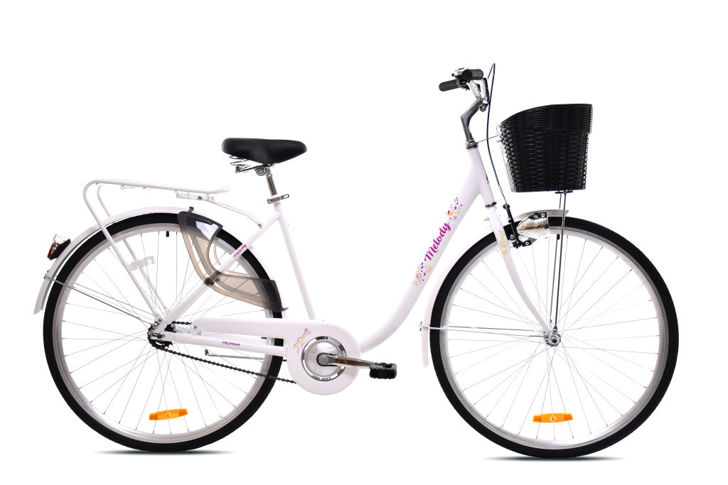 Adria Melody női városi 1 sebességes 28 kerékpár Fehér (925260-19)