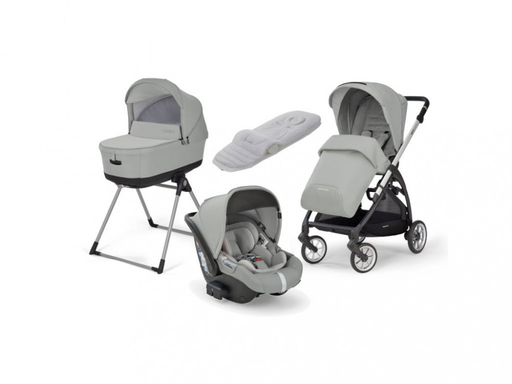 Inglesina Electa System Quattro CAB I-Size 4in1 multifunkciós babakocsi szett - Greenwich silver (AAE50P0GWS)