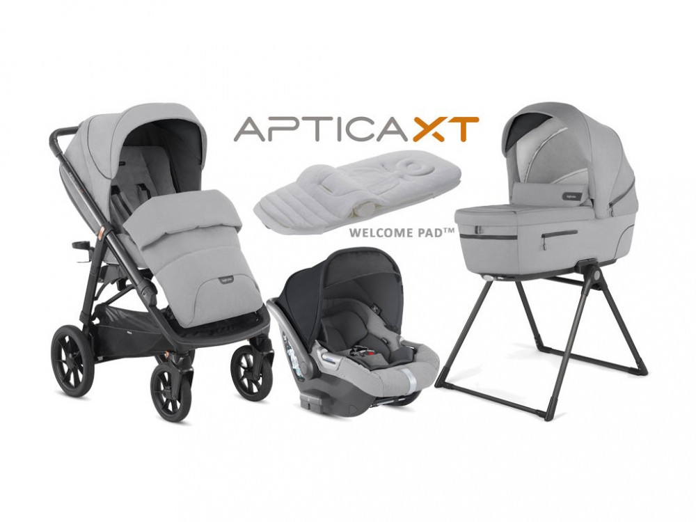 Inglesina Aptica XT System Quattro CAB 4in1 multifunkciós babakocsi szett 2021 - Horizon Grey (AAE73N0HRG)