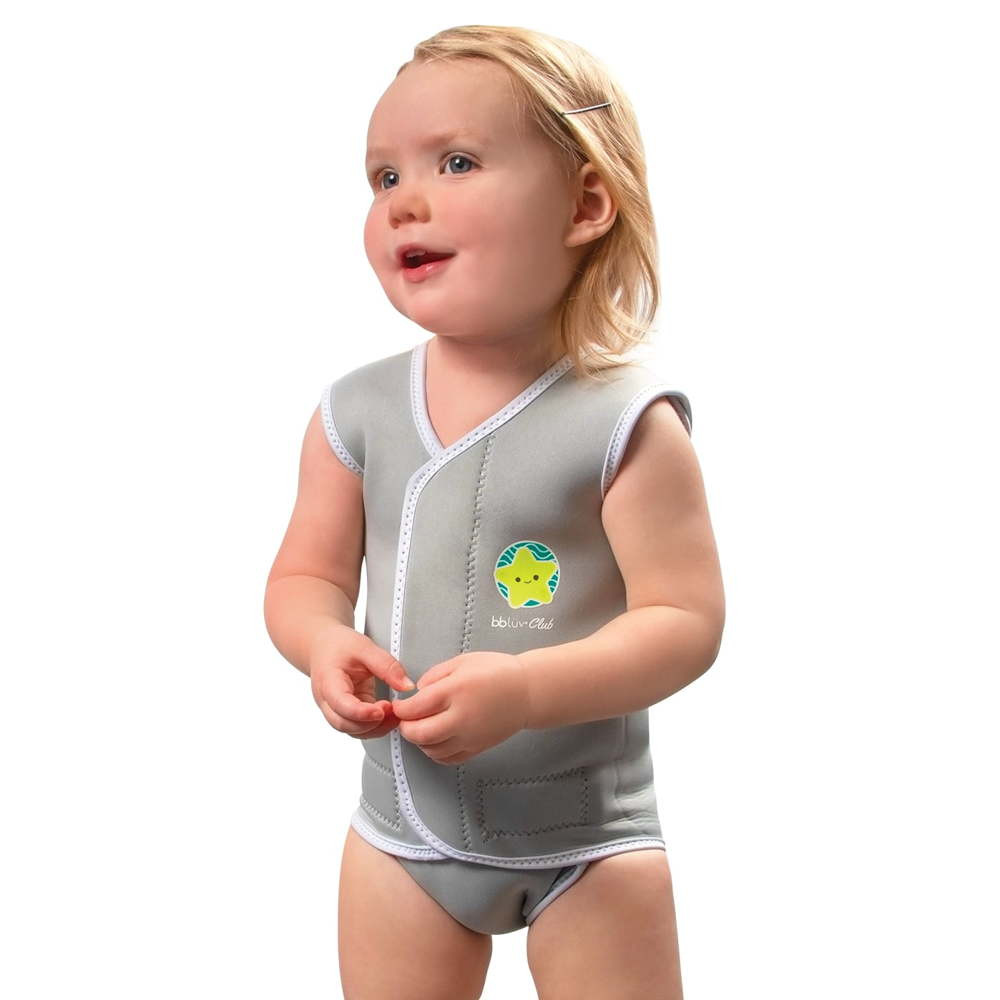 Bblüv Wrap neopréne baba úszódressz 6-18 hó- Szürke (B0121G)