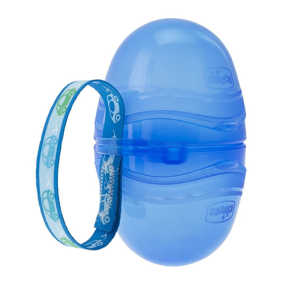 Chicco Kétrekeszes sterilizálható cumitartó kék (CH0072648)