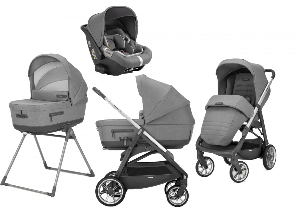 Inglesina Aptica Darwin 4in1 multifunkciós babakocsi szett- 2022 Kensington grey (KA71P6KSG)