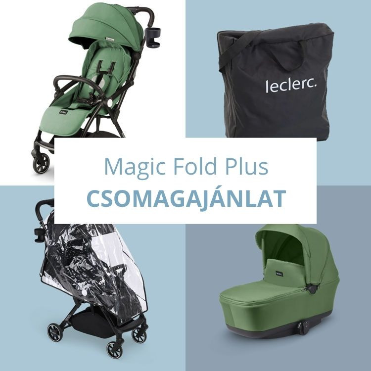 Leclerc Magicfold Bundle Deal babakocsi szett csomagajánlat - Green (LEC-MF-bundle-green)