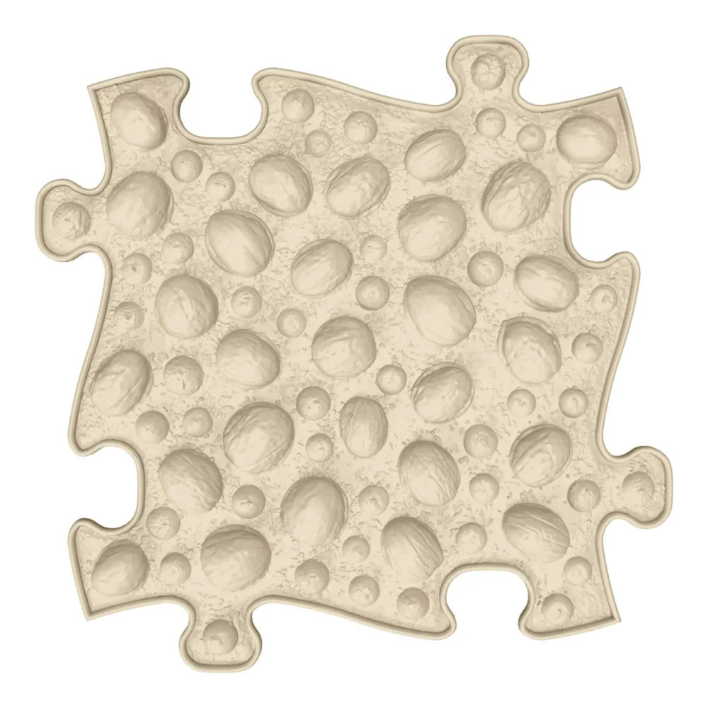 Muffik szenzoros ortopédiai szőnyeg puzzle dió bézs - kemény (MFK-010-2-1-07)