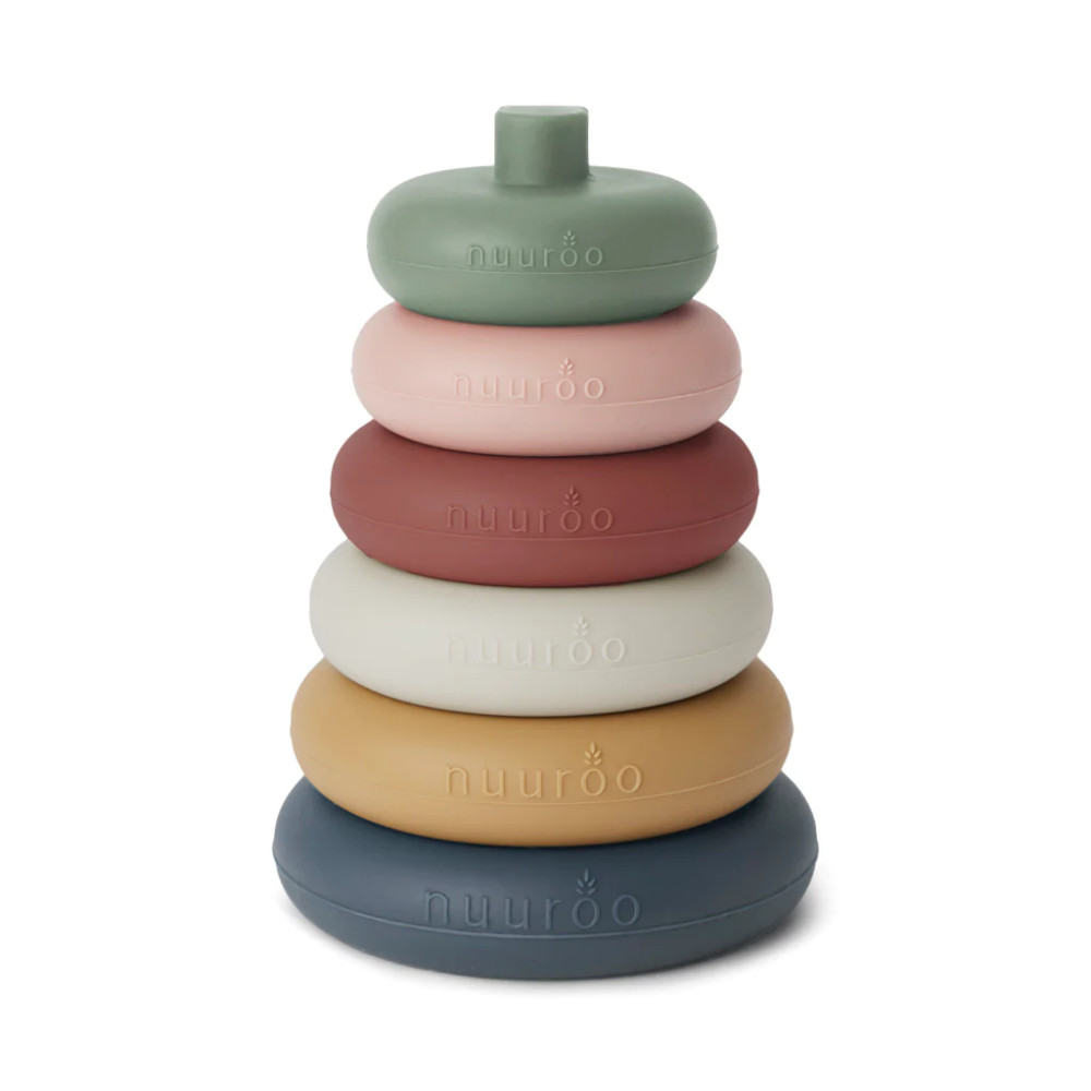 Nuuroo Sasha szilikon montessori torony- Színes (NU508)