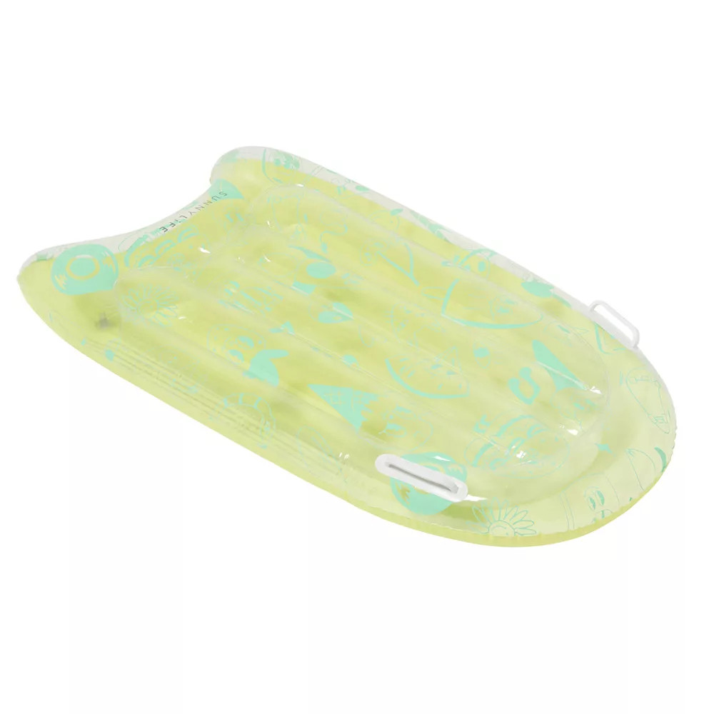Sunnylife felfújható szörfdeszka - The Sea Kids Blue-Lime (S41BBSEA)