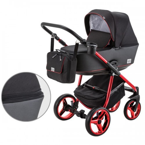 Adamex Reggio multifunkciós babakocsi - Y300 BlackRed SPECIAL (Y300BLACKRED)